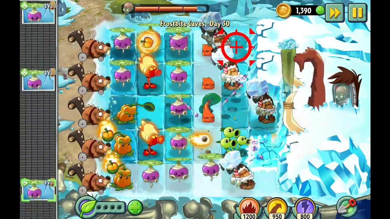 Beating dr.Zomboss |Plants vs zombie