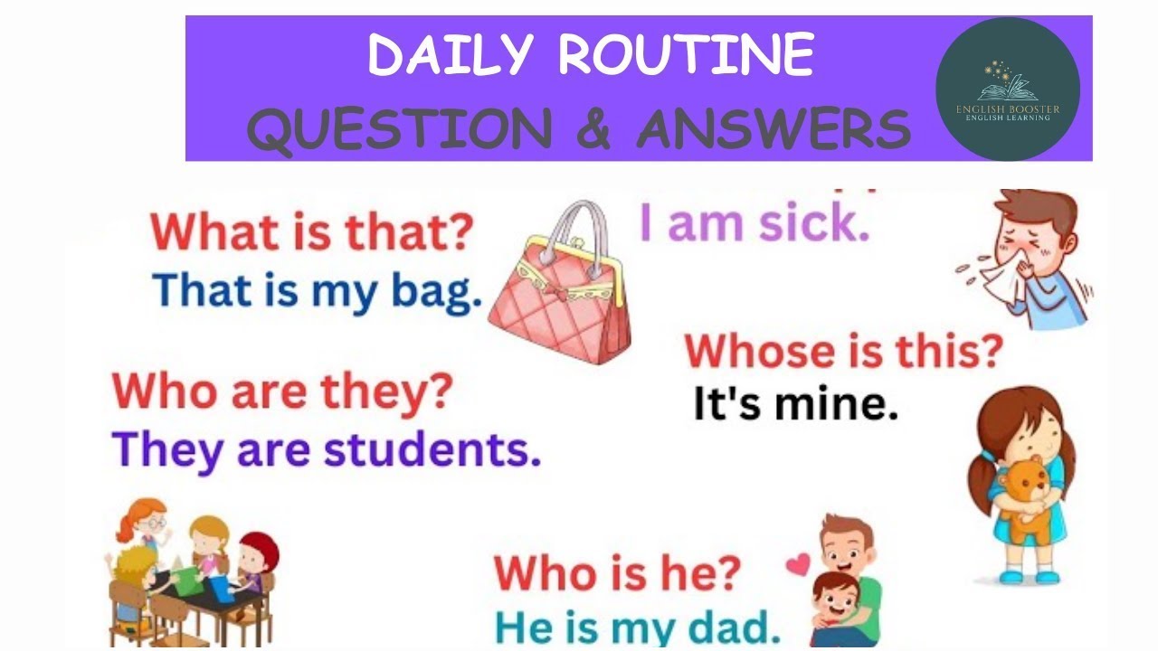 Questions and Answers In English || Fun English learning!