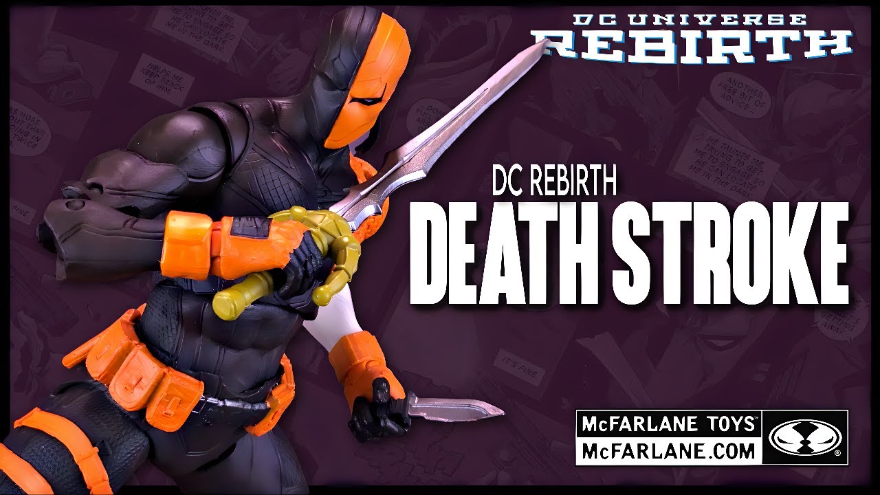 McFarlane Toys DC Multiverse DC Rebirth Deathstroke Figure @TheReviewSpot
