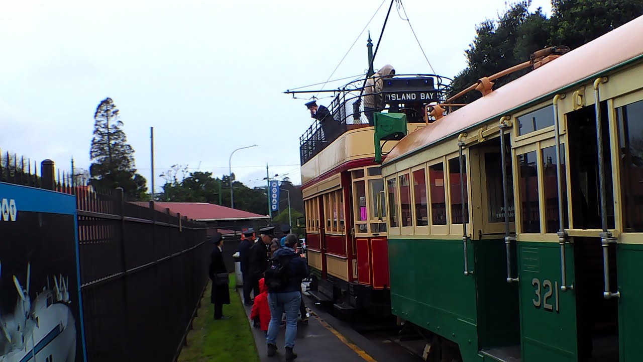 Motat's Trams , Pt 3A , Turn around at the Western Spring Entrance , 20/08/23 .