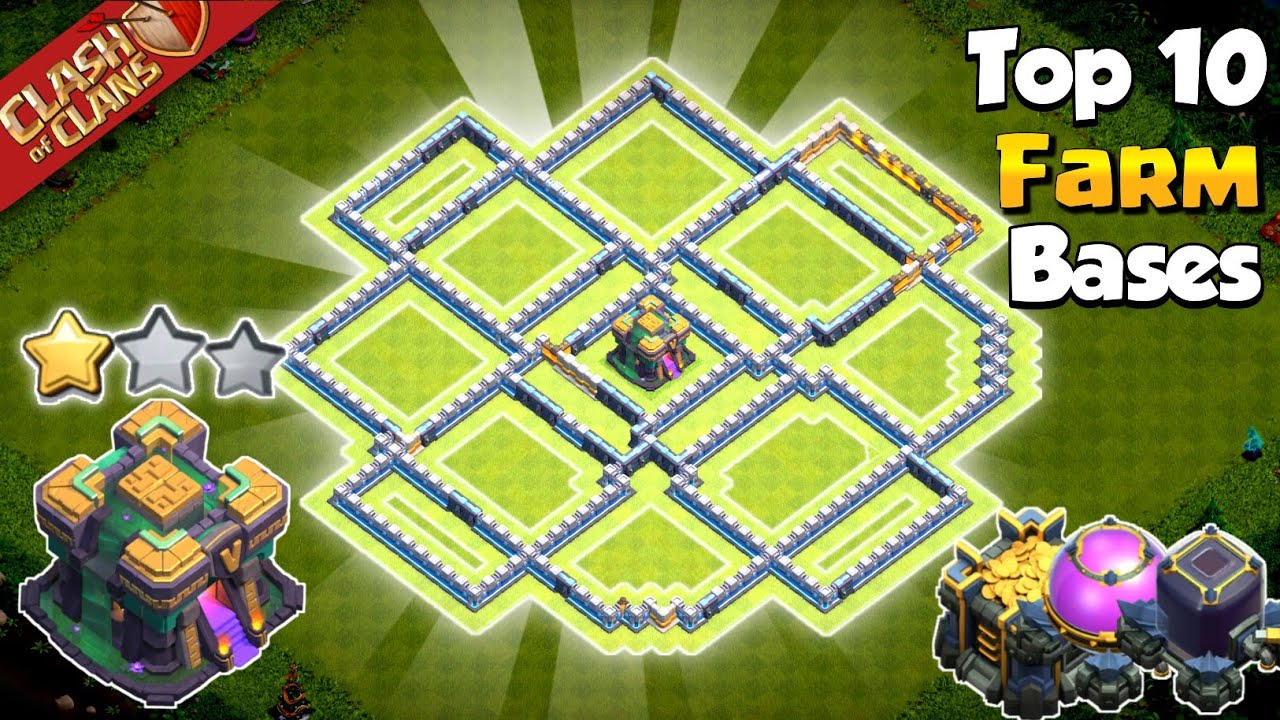 New Top 10 Best TH14 Hybrid/Farm Bases (2025) I TH14 Farming/Hybrid/Pushing/Trophy Base Links