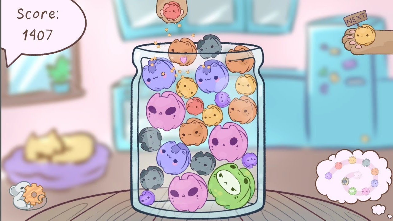 Miau Suika ( Cute cats in a jar) 