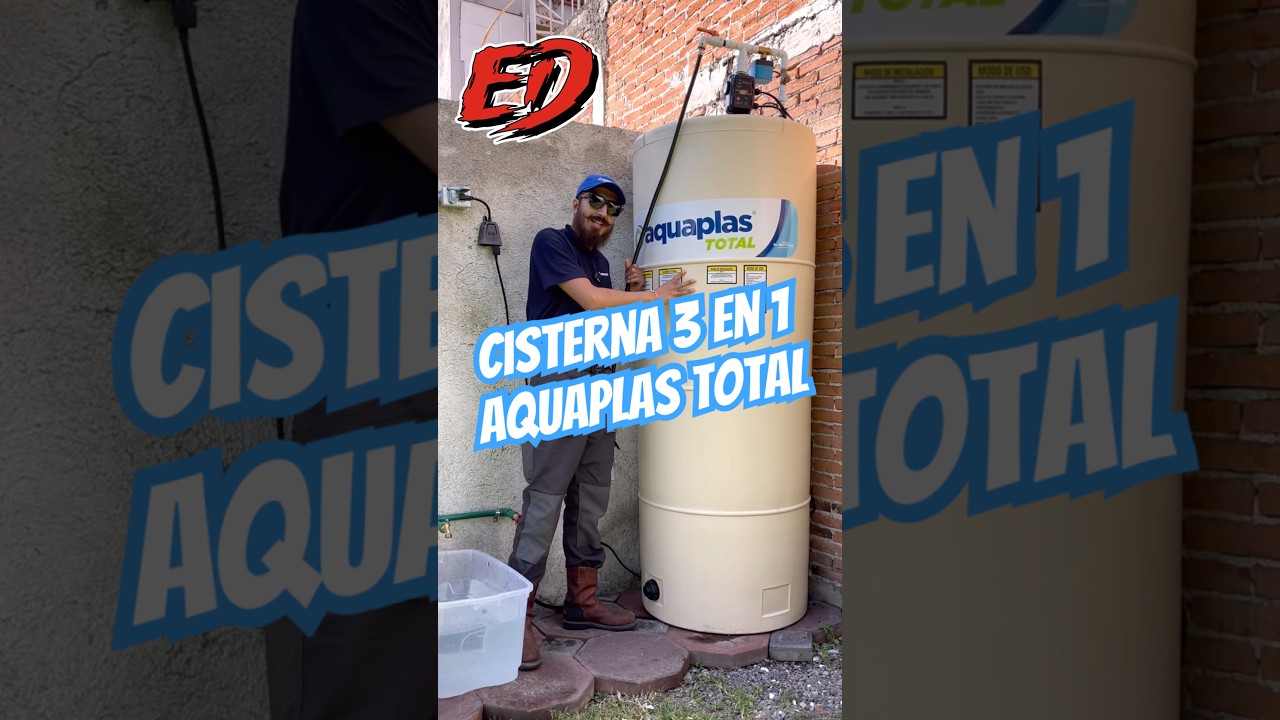✅ Conoce el nuevo Aquaplas Total, es un sistema integral 3 en 1 #plomer&iacute;a #cisterna #agua #tinaco