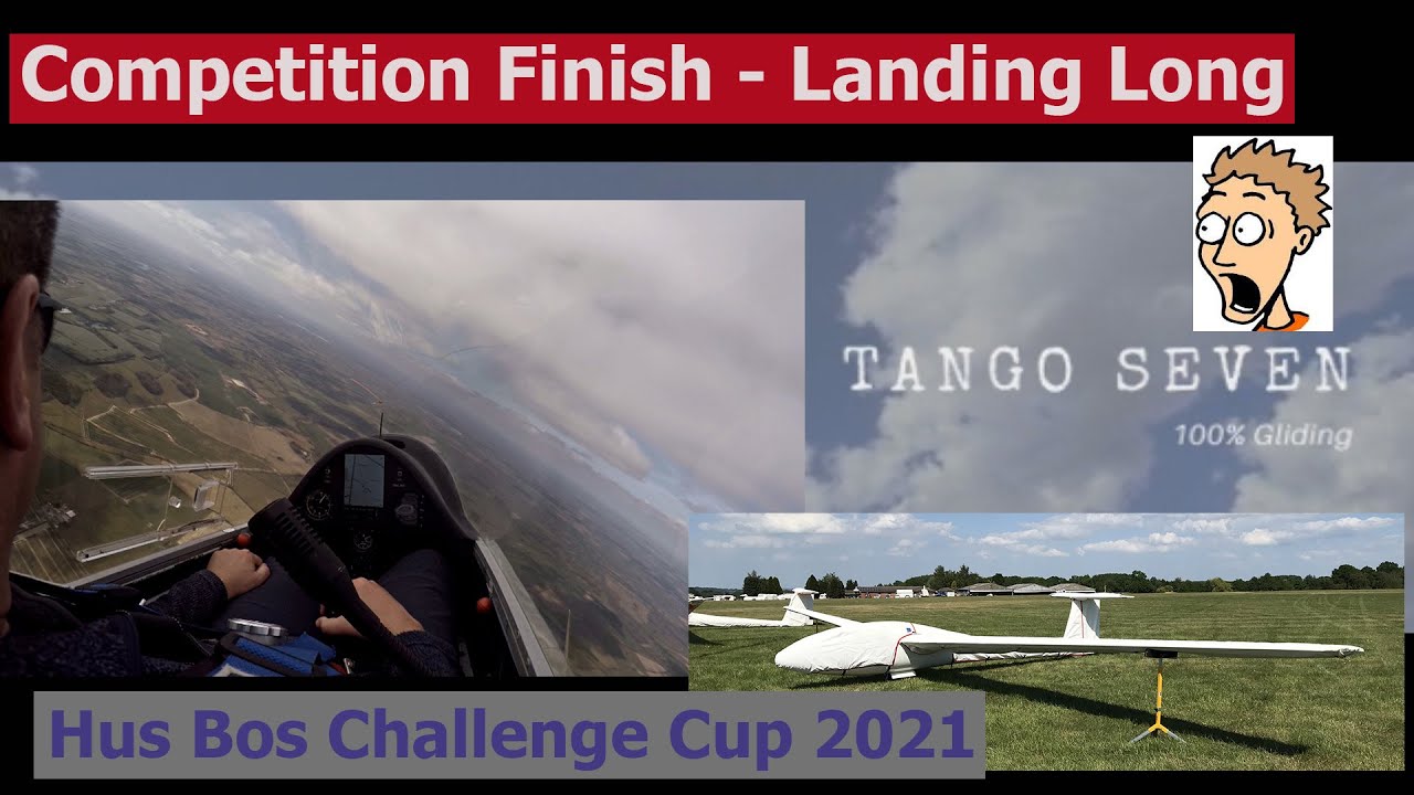 Landing long in my Standard Cirrus Glider in a 2021 UK Gliding Competition | Using OpenVario & ERA80