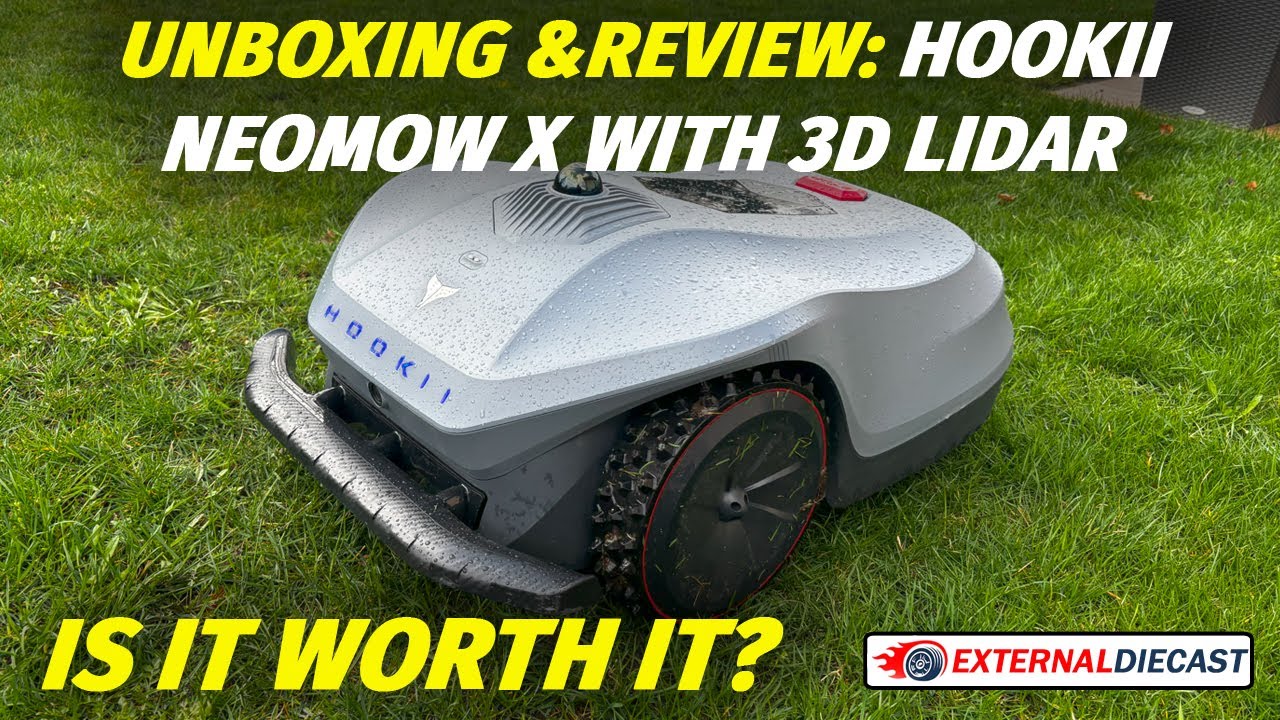 Review and unboxing: Hookii Neomow X Robotic Lawn Mower with 3D LiDAR SLAM