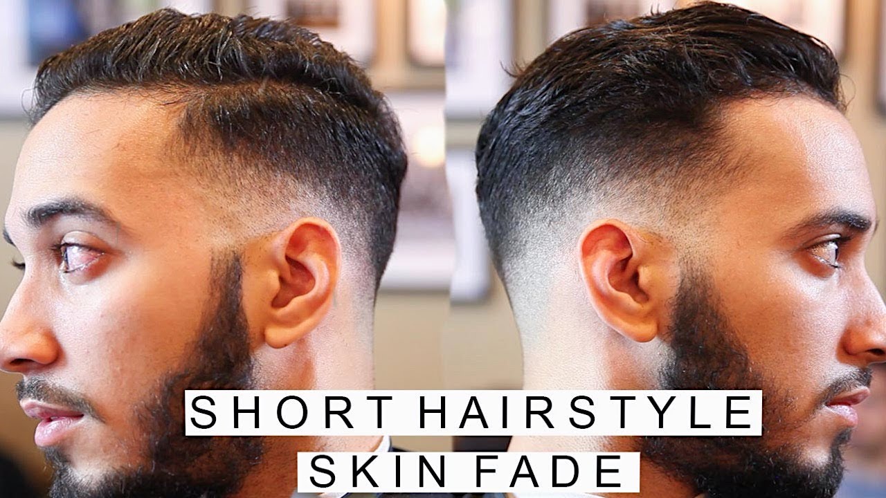 Popular Short Hairstyles for Men | Skin Fade /w Natural Part