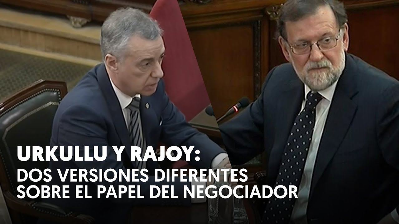 Urkullu y Rajoy: dos versiones diferentes sobre el papel del mediador