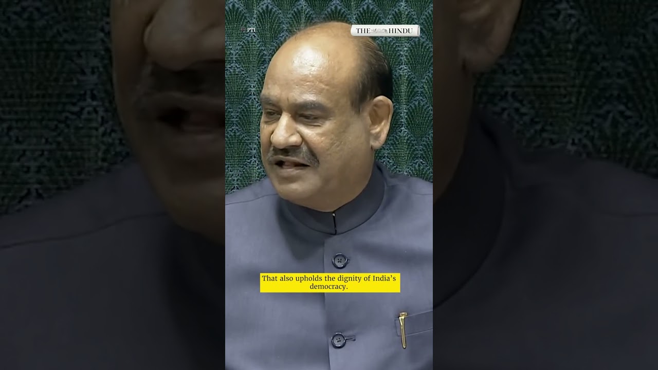 Om Birla scolds MPs for chatting during Lok Sabha Question Hour
