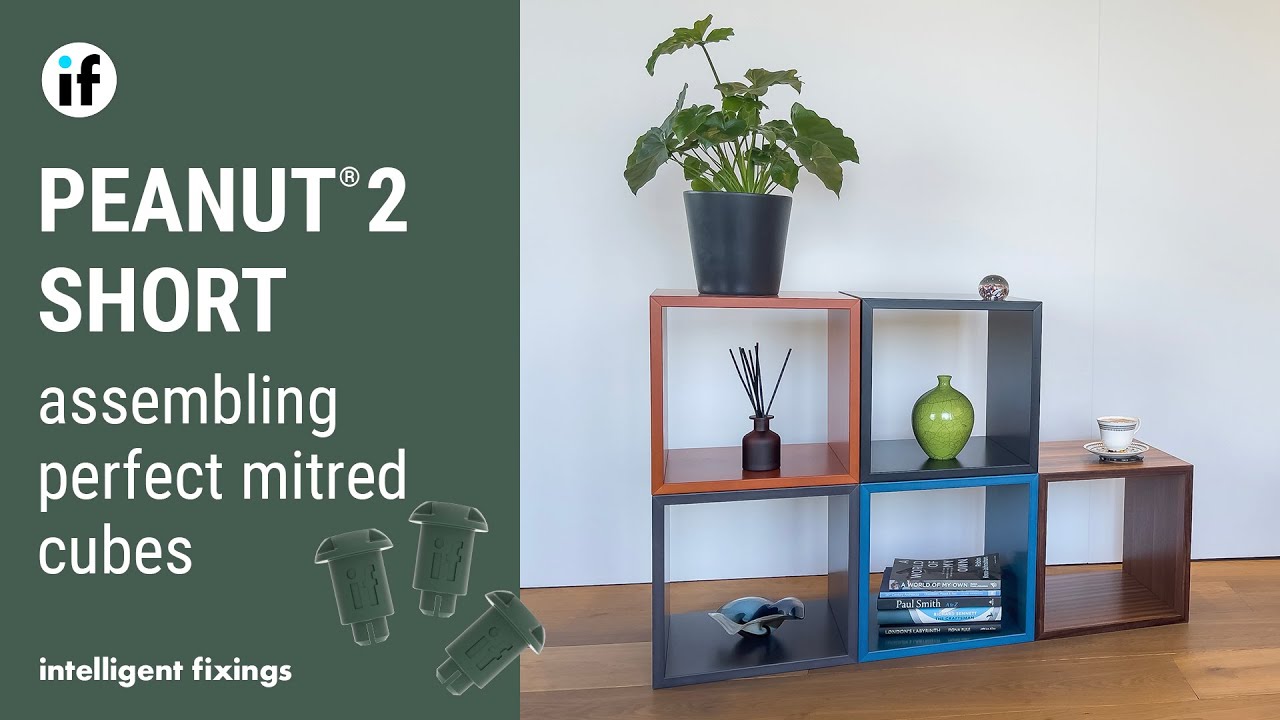 PEANUT 2 Short | Assembling Mitred Cubes | Invisible Connector