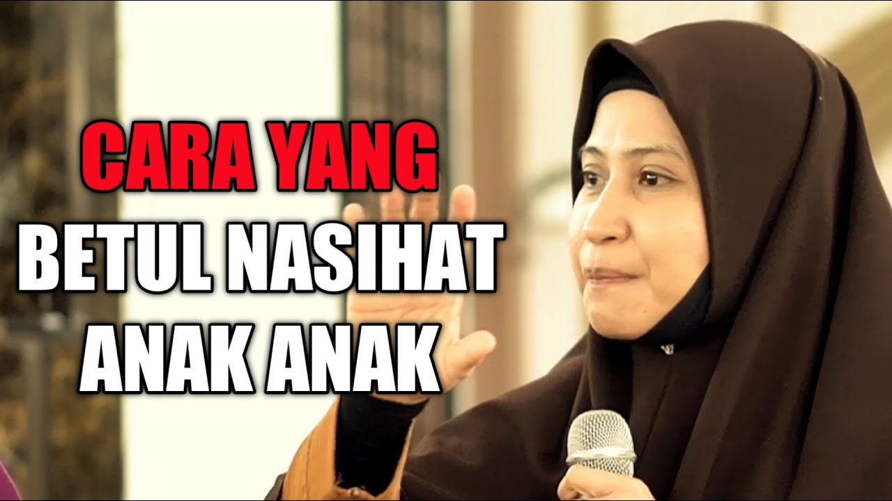SELAMA INI CARA KITA MARAH ANAK ADALAH SALAH | Ustazah Asma Harun