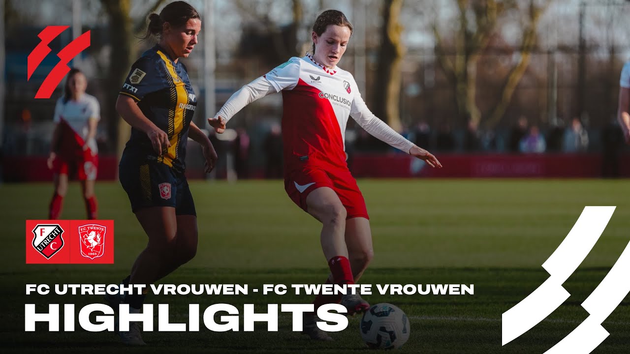 FC Utrecht Vrouwen geeft winst uit handen tegen FC Twente Vrouwen 📺 | HIGHLIGHTS