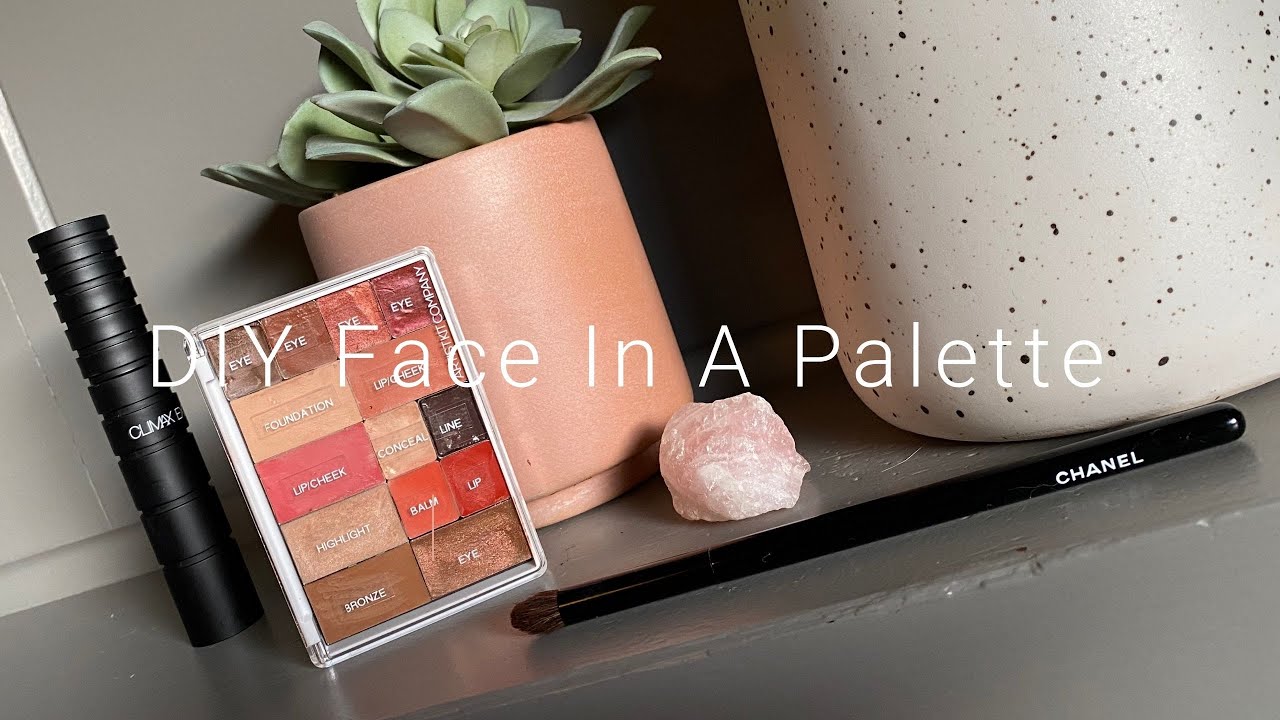 DIY Face In A Palette - How To make Your Own Customized Makeup Palette