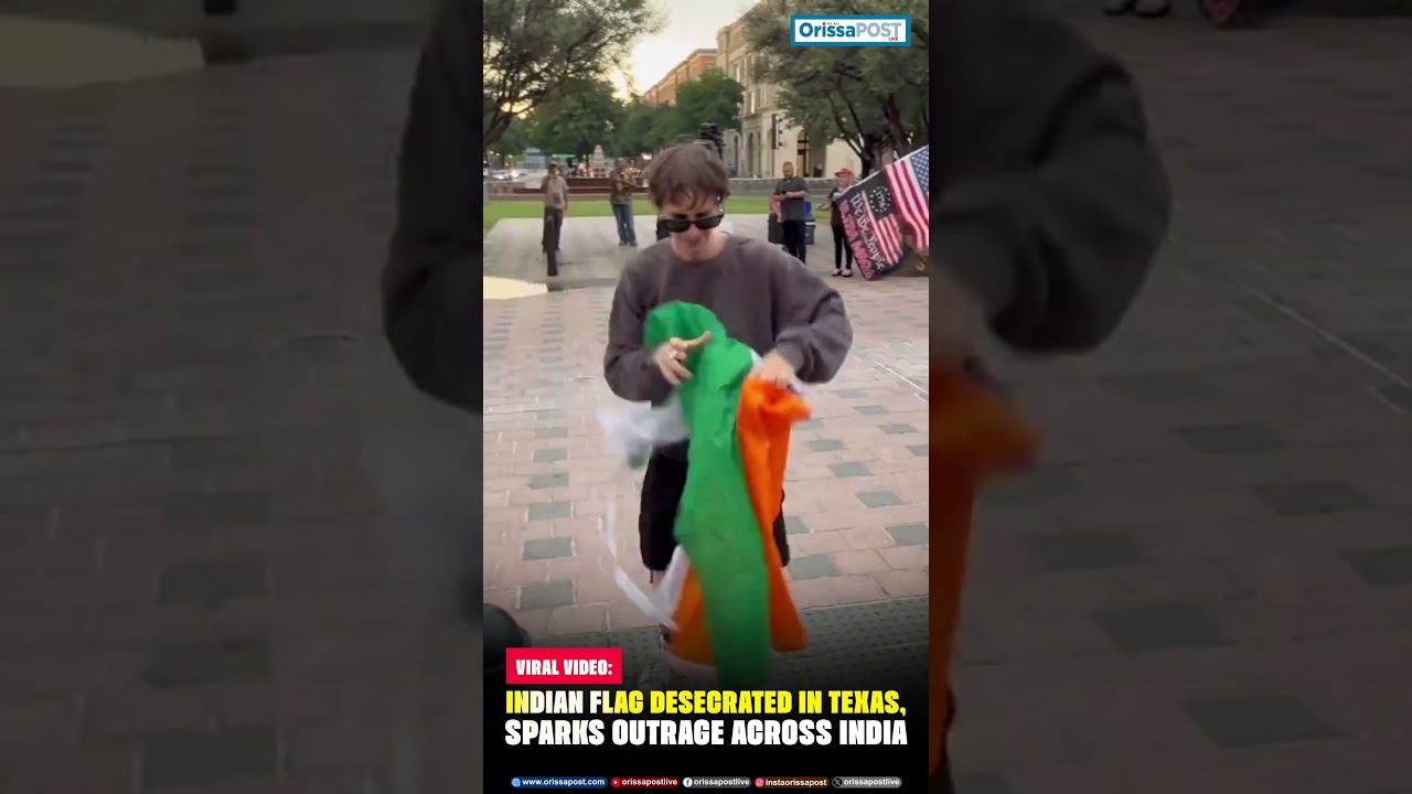 Indian Flag Desecrated in Texas || Viral Video Sparks Outrage Across India