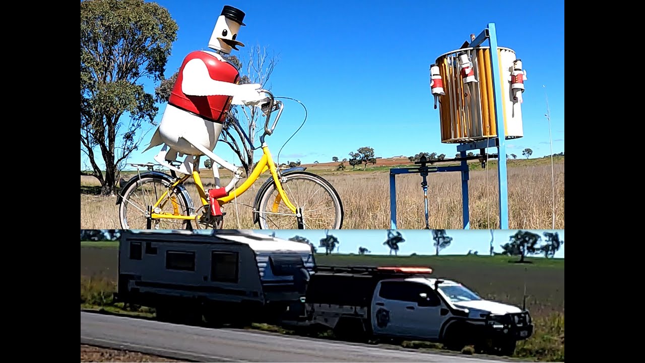 Tourist Sculptur Drive Dubbo To Yeoval N.S.W Part 1