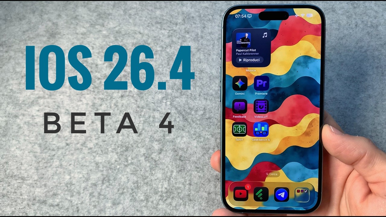 iOS 26.4 Beta 4 Tutte le novità
