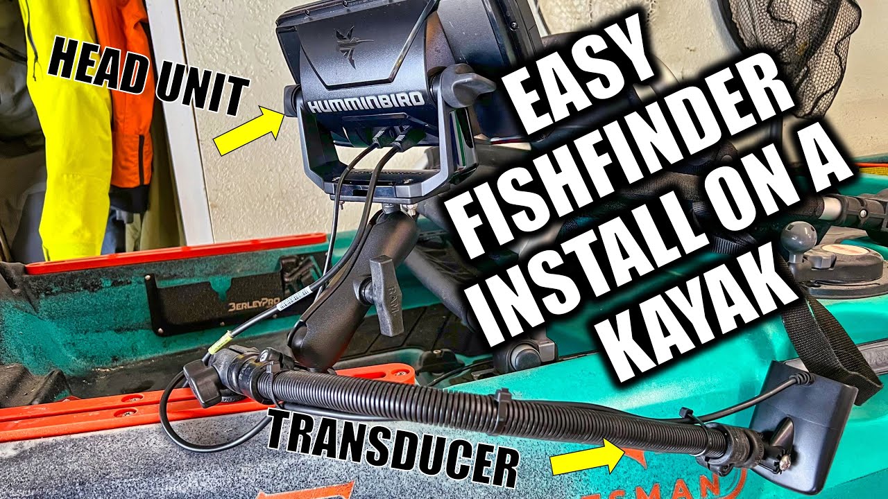 Install Helix 7 Fishfinder on a Kayak