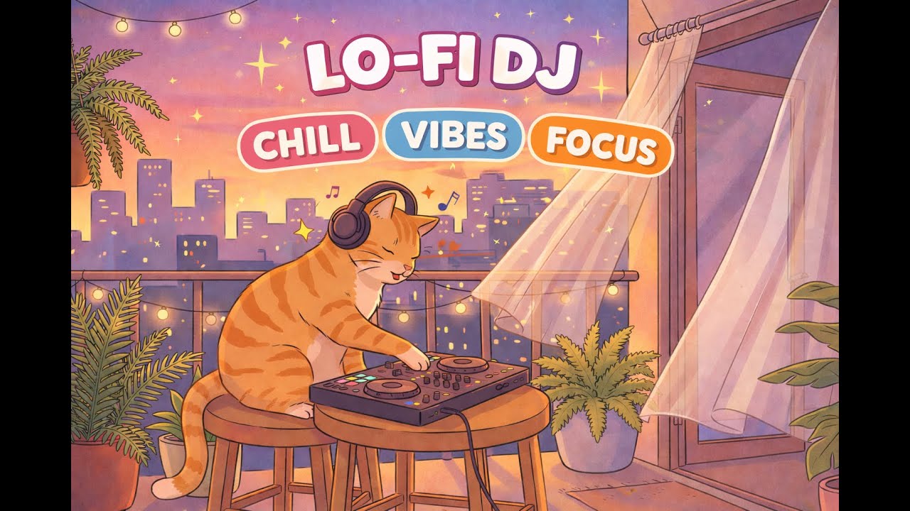 Chill Lo-Fi DJ Mix for Focus & Studying | DJ Miso🎶😺