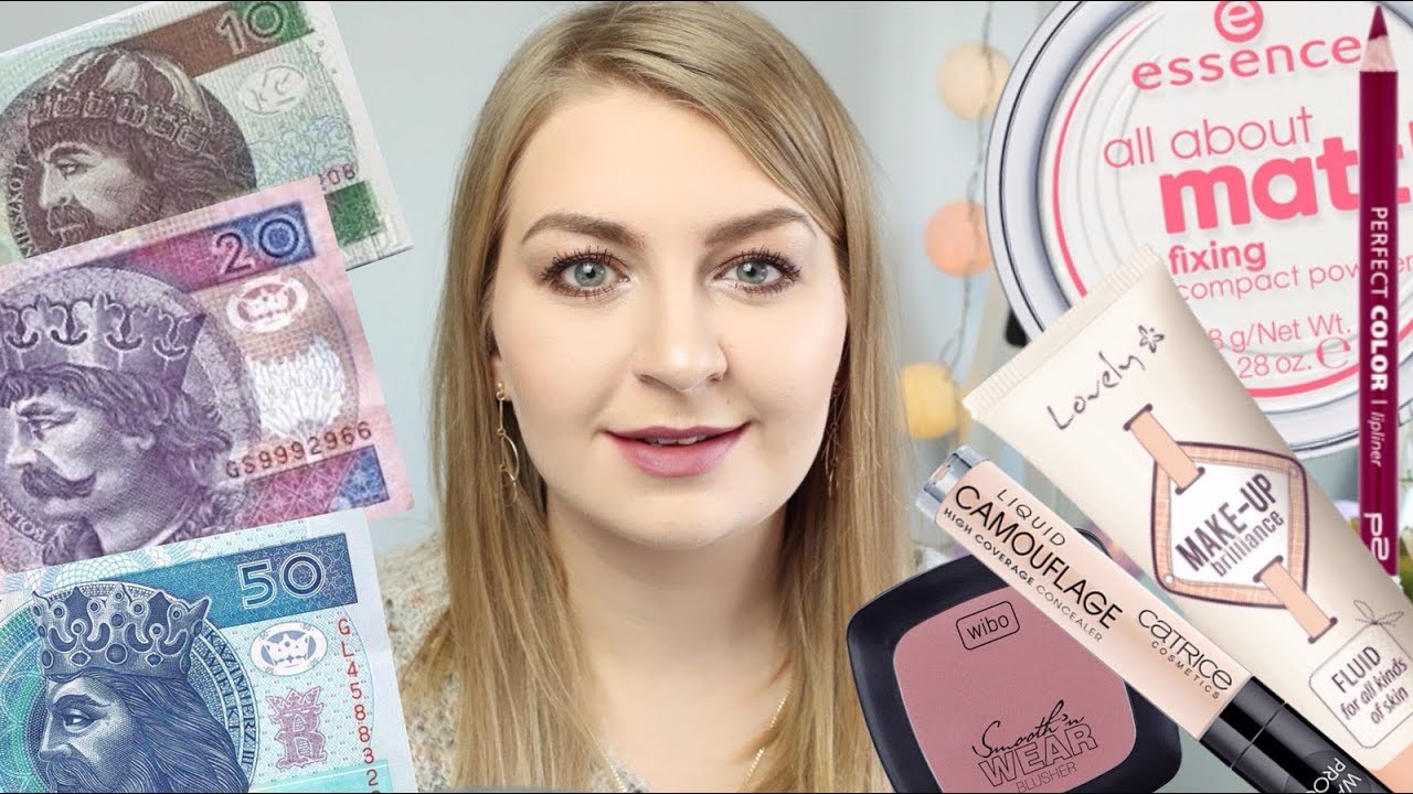 MAKIJAŻ NAJTAŃSZYMI KOSMETYKAMI Z DROGERII ♡ TEST NA ŻYWO ♡ MAKIJAŻ ZA 100 ZŁ