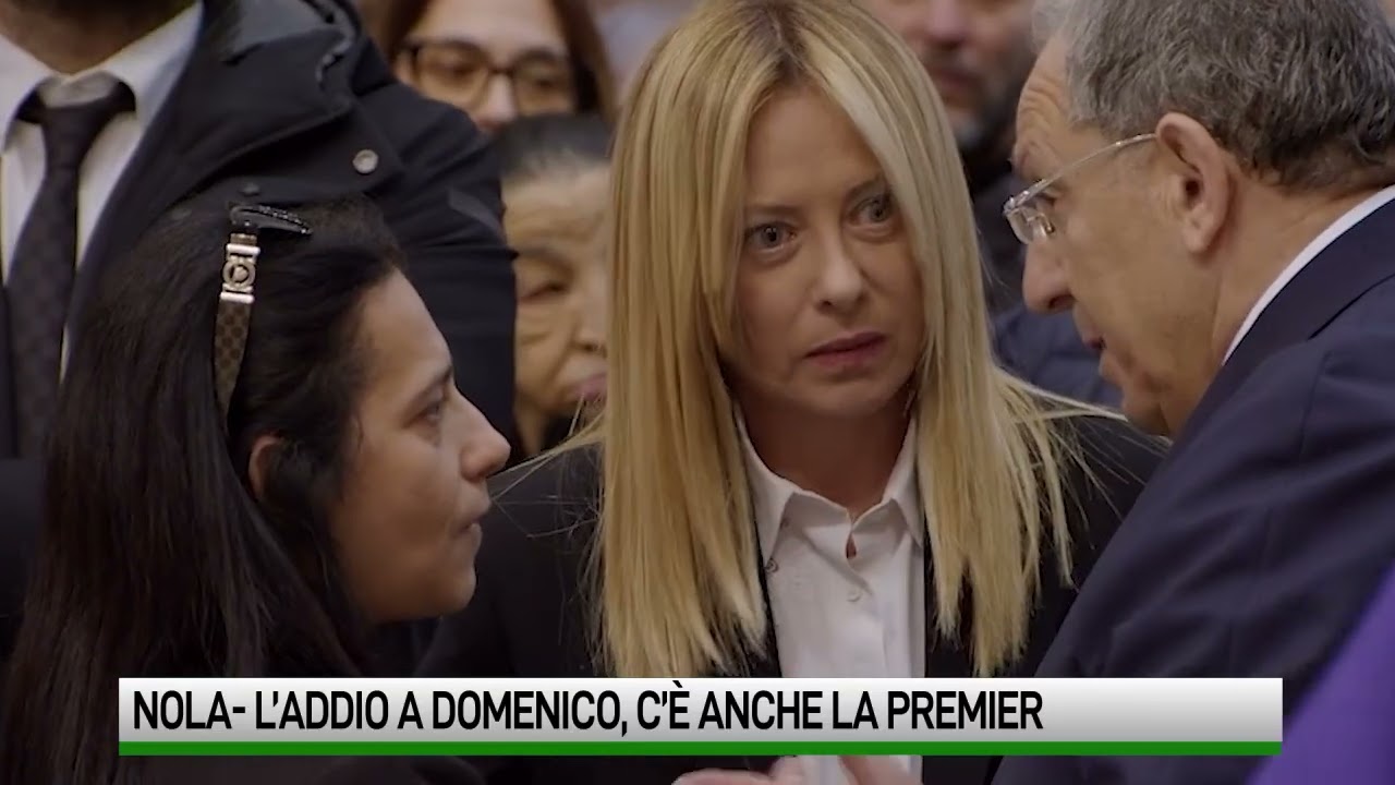 Nola. L’addio a Domenico, c’è anche la premier