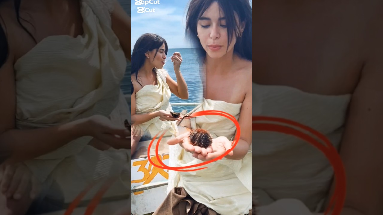 Look! Yassi Pressman kumain ng hilaw na urchin #foryou #yassipressman #fypシ゚