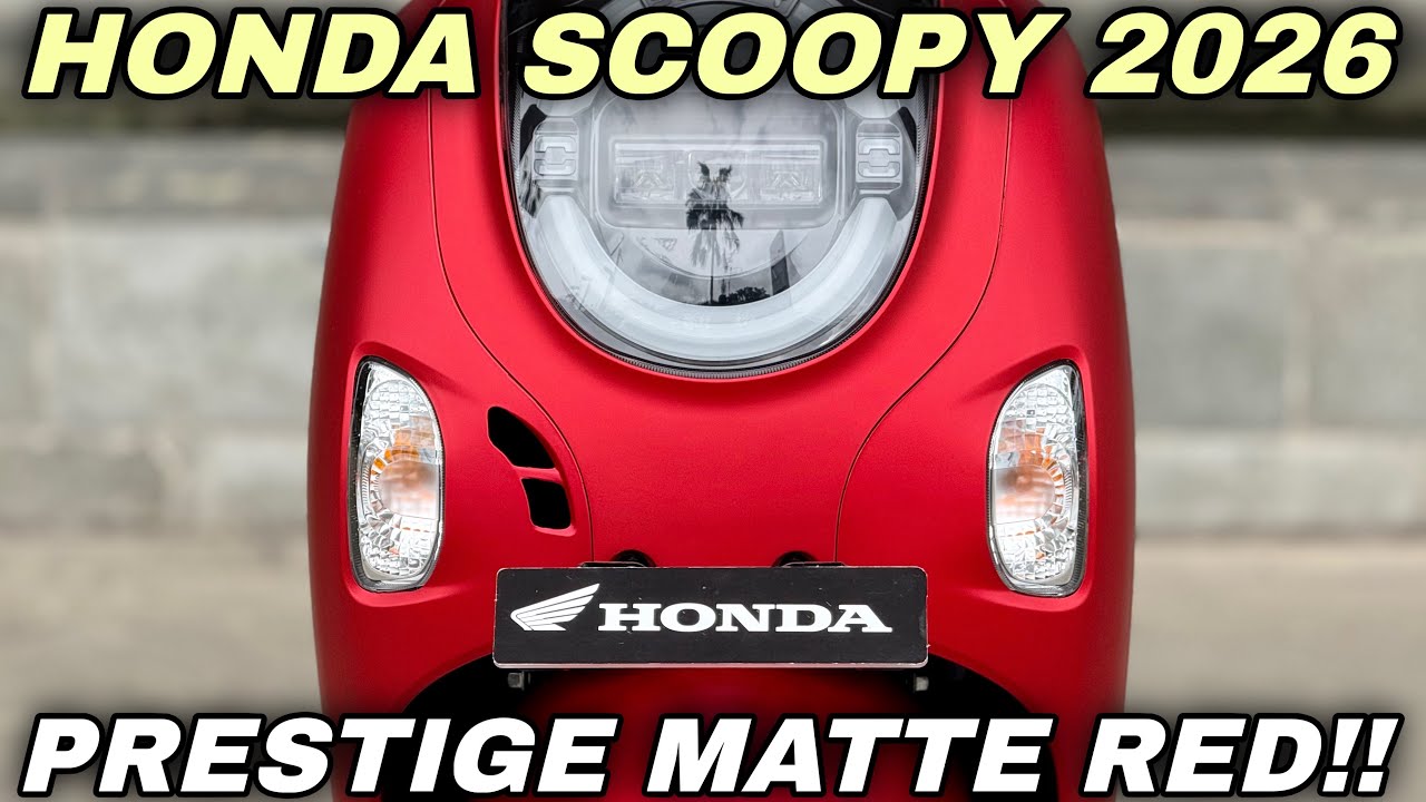 MEWAH‼️HONDA SCOOPY 2026 PRESTIGE RED