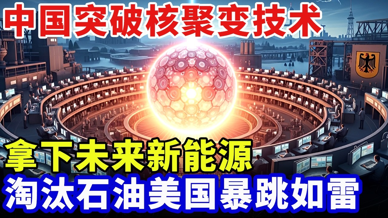中国突破核聚变关键技术，拿下未来新能源，0成本0排放，石油即将被淘汰，美国暴跳如雷！【科普世界】