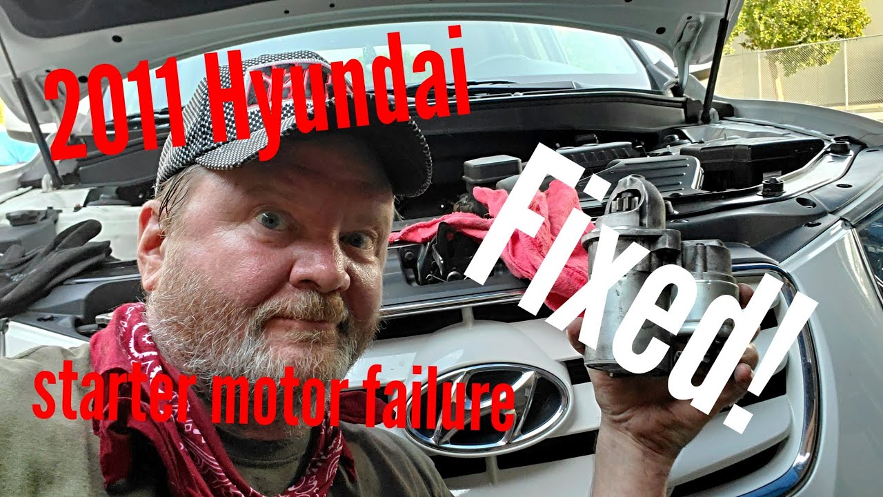2011 Hyundai Santa Fe 2.4 Starter failure Fixed!