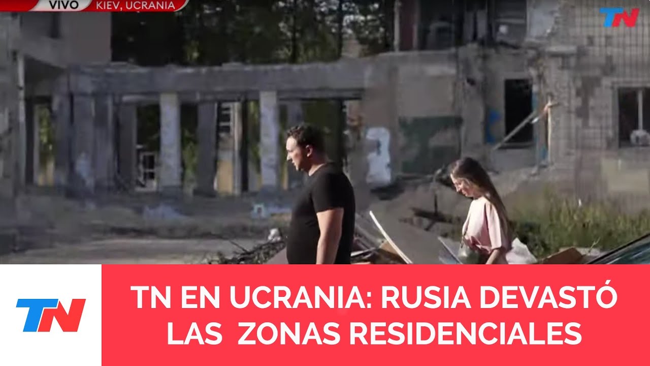 TN EN UCRANIA I Sobrevivientes de las zonas bombardeadas dijeron que sufren permanentes ataques