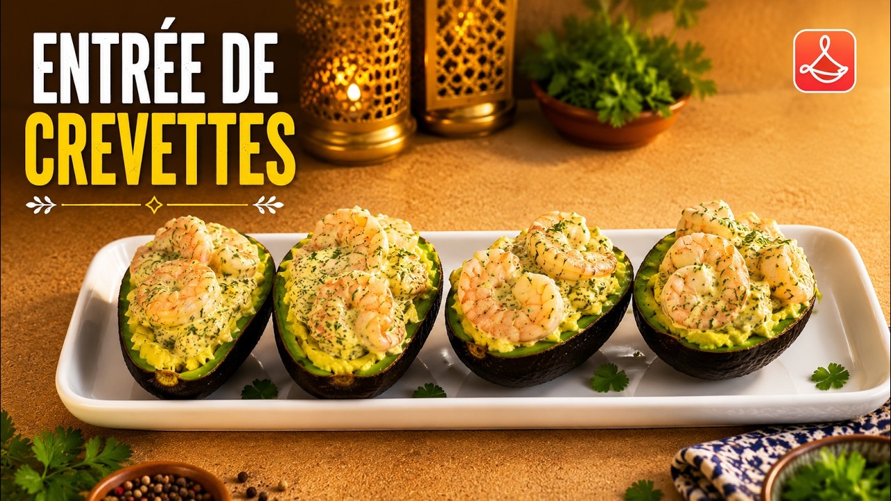 Entrée Rapide d'Avocats & Crevettes