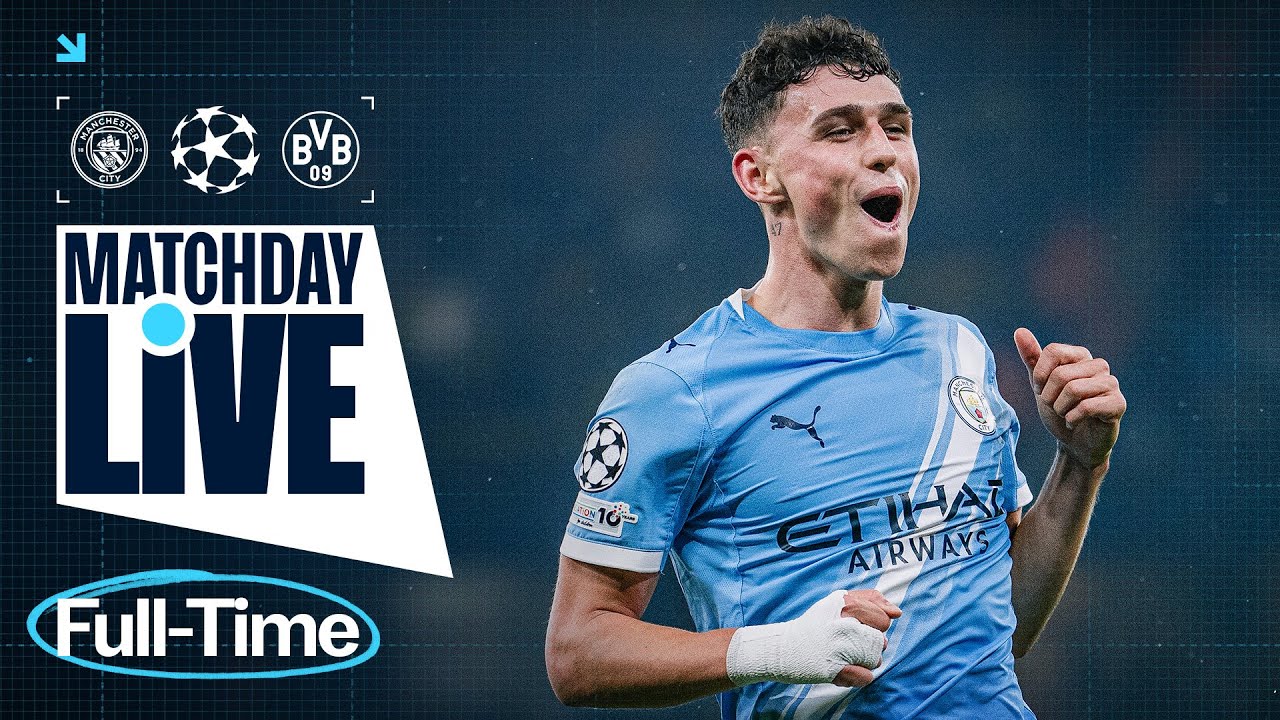 FIREWORKS FROM FODEN, HAALAND & CHERKI! | CITY 4-1 DORTMUND | MATCHDAY LIVE! | UEFA Champions League