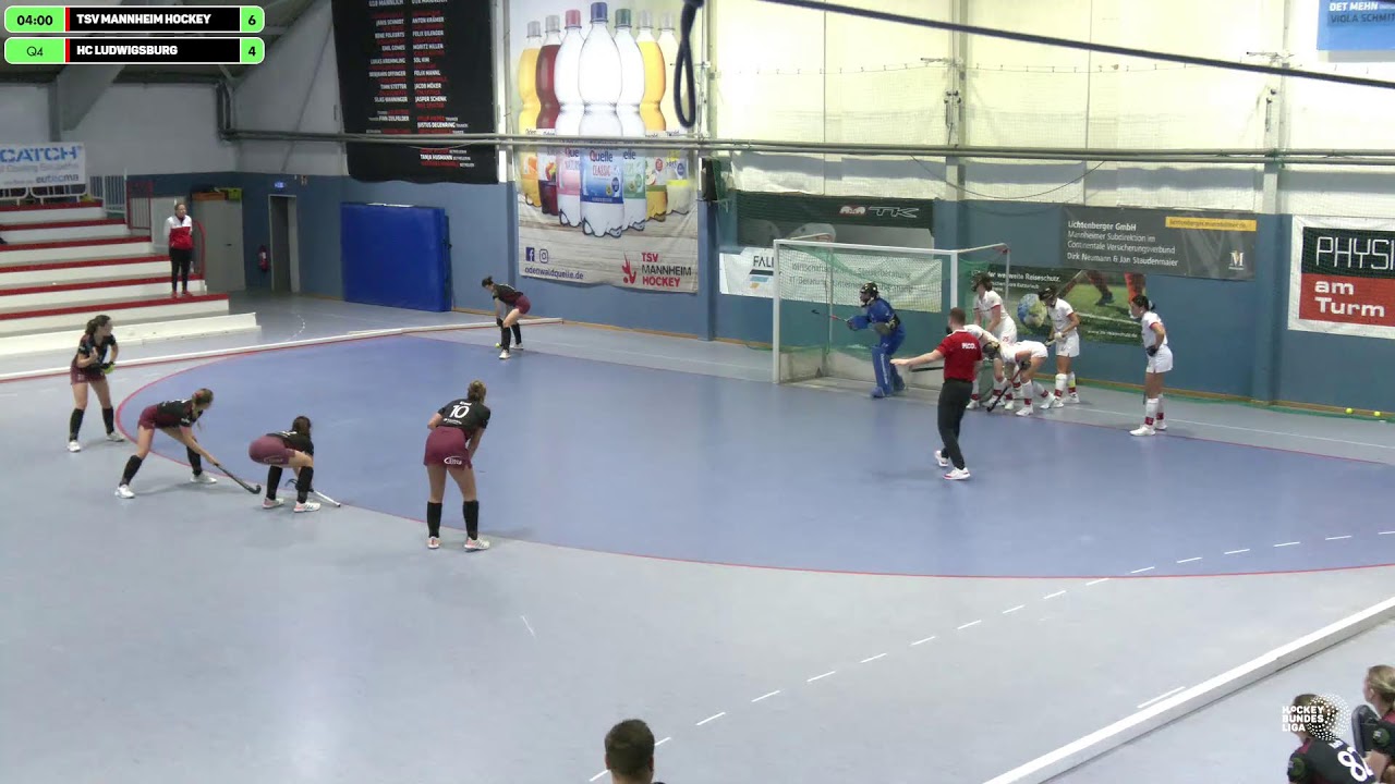 1. Hallenhockey-Bundesliga Damen TSV Mannheim Hockey vs. HC Ludwigsburg