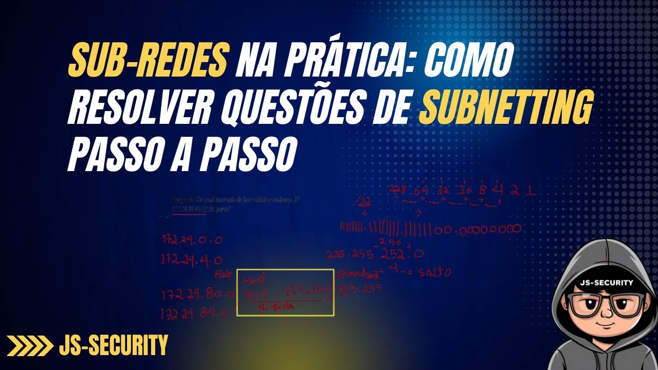 Sub-redes na Prática: Como Resolver Questões de Subnetting Passo a Passo