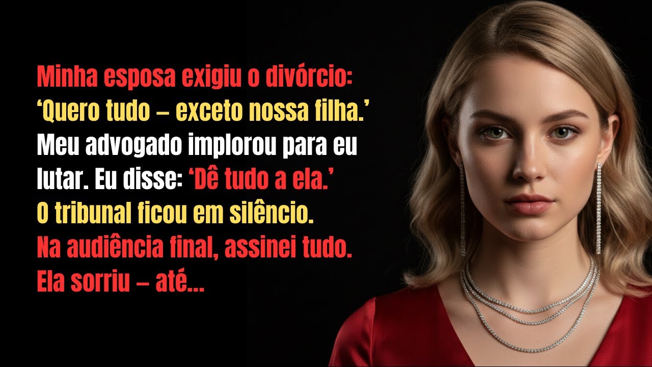 Minha esposa exigiu tudo, menos nossa filha,minha rendição tranquila trouxe uma reviravolta que...
