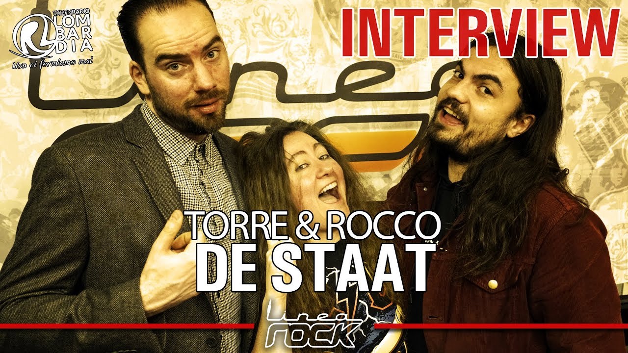 DE STAAT - interview with Torre & Rocco @Linea Rock 2019 by Barbara Caserta