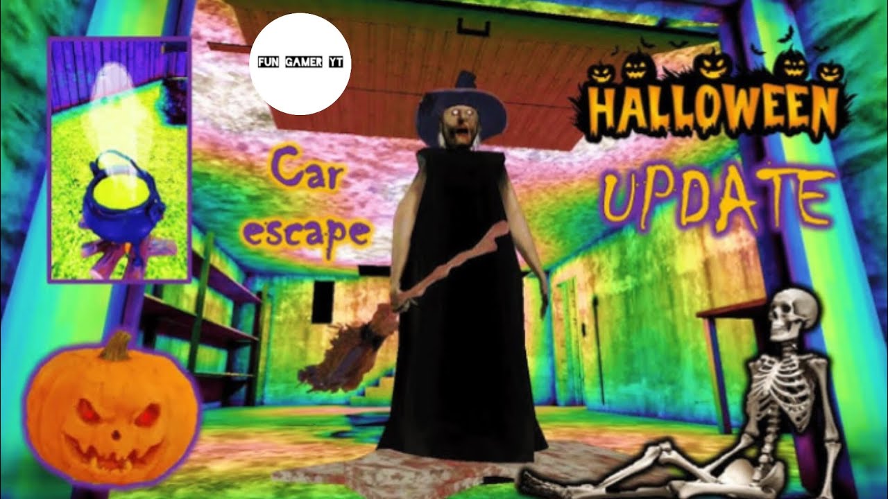 (No death challenge) Granny car escape#fungameryt #granny #horrorgame 