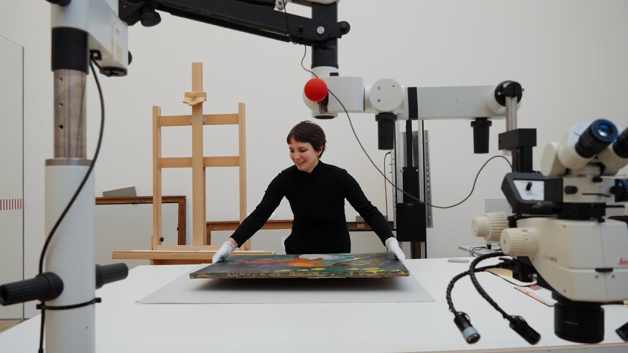 Emil Nolde: Restaurierung im Schauatelier Wüstenrot Stiftung