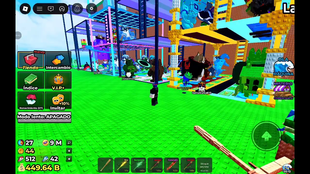 Jugando el admin de escapa del tsunami pero llegué tarde 😭