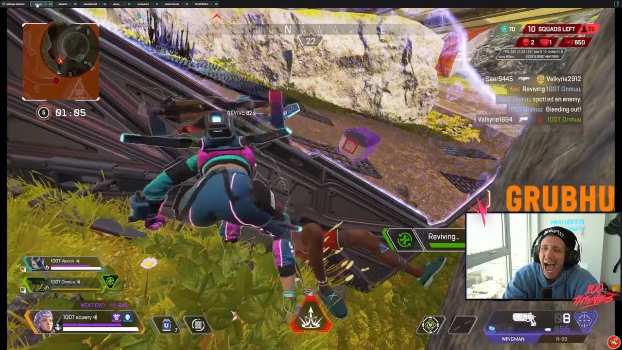 in case you missed the infamous 100T wall incident in ALGS.. 🤣