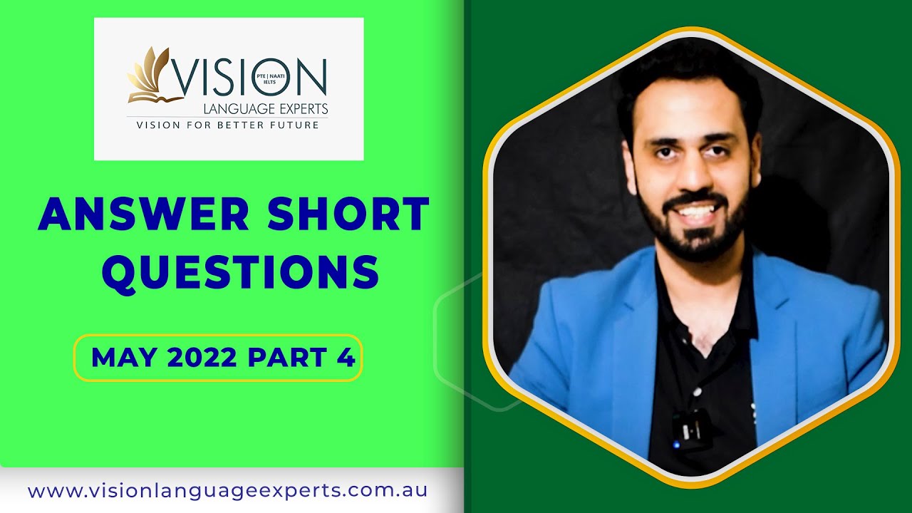 Practice Most Repeated Answer Short Questions | PTE Speaking Answer Short Questions May Part 4