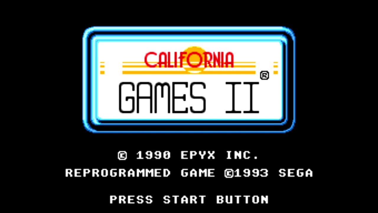 California Games II (Master System) - Menu Theme