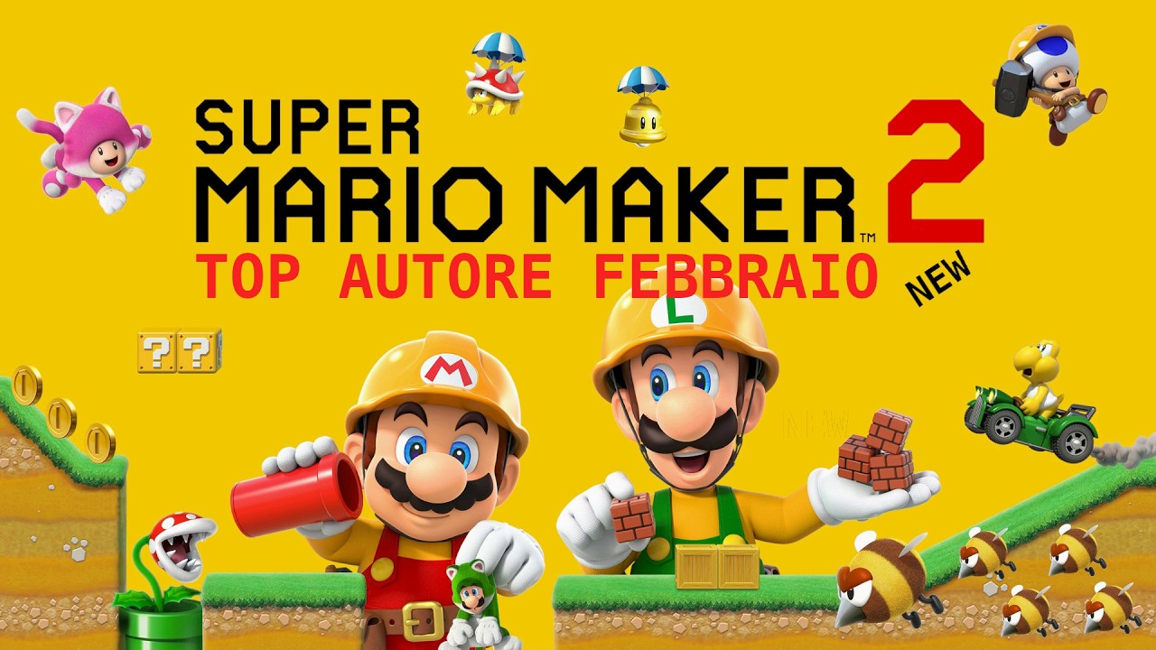 Top Autore Febbraio 2026 - Super Mario Maker 2 - Nintendo Switch 2 - Gameplay ITA