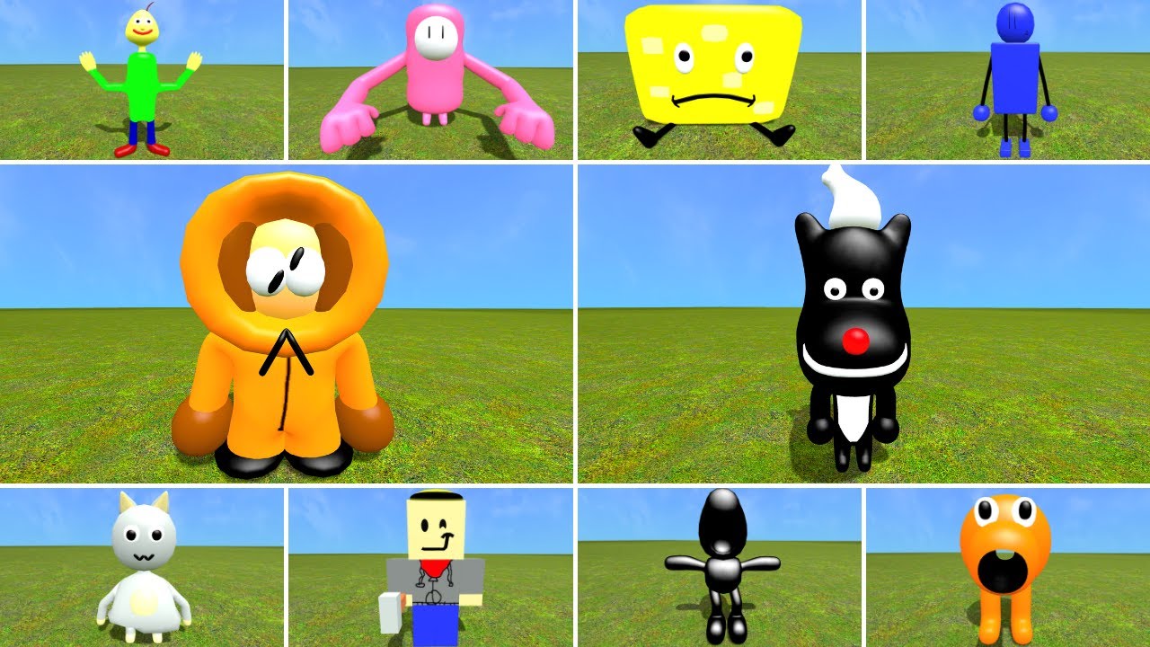 NEW UPDATE RANDOM 3D SANIC CLONES MEMES NEXTBOT IN Garry's Mod
