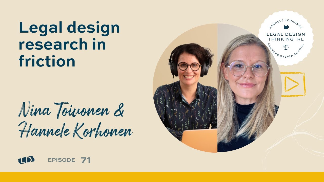 Legal Design Research in Friction