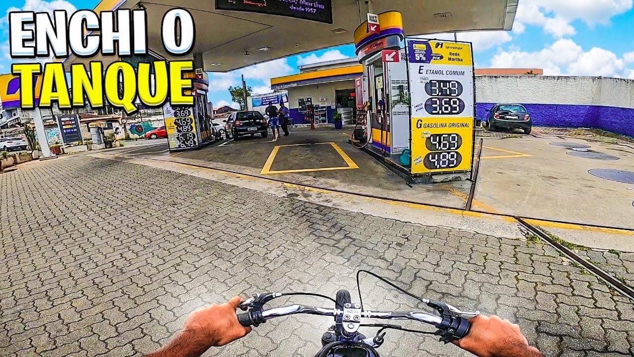 QUANTO GASTA PRA ENCHER O TANQUE DA MOTORIZADA