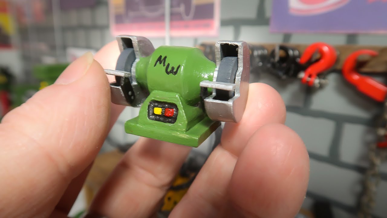 The smallest bench grinder in the world!