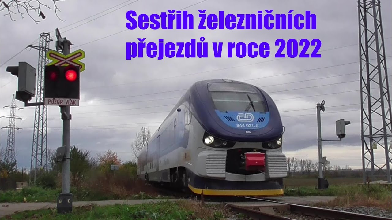 Sestřih železničních přejezdů roku 2022 (natočených) - Ondřej1 železnice