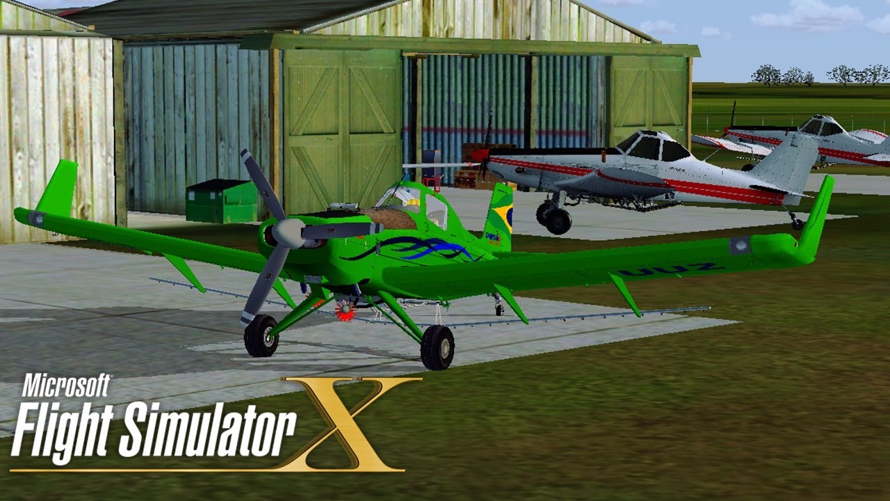 EMBRAER IPANEMA 202 - PULVERIZANDO A LAVOURA - (FSX)
