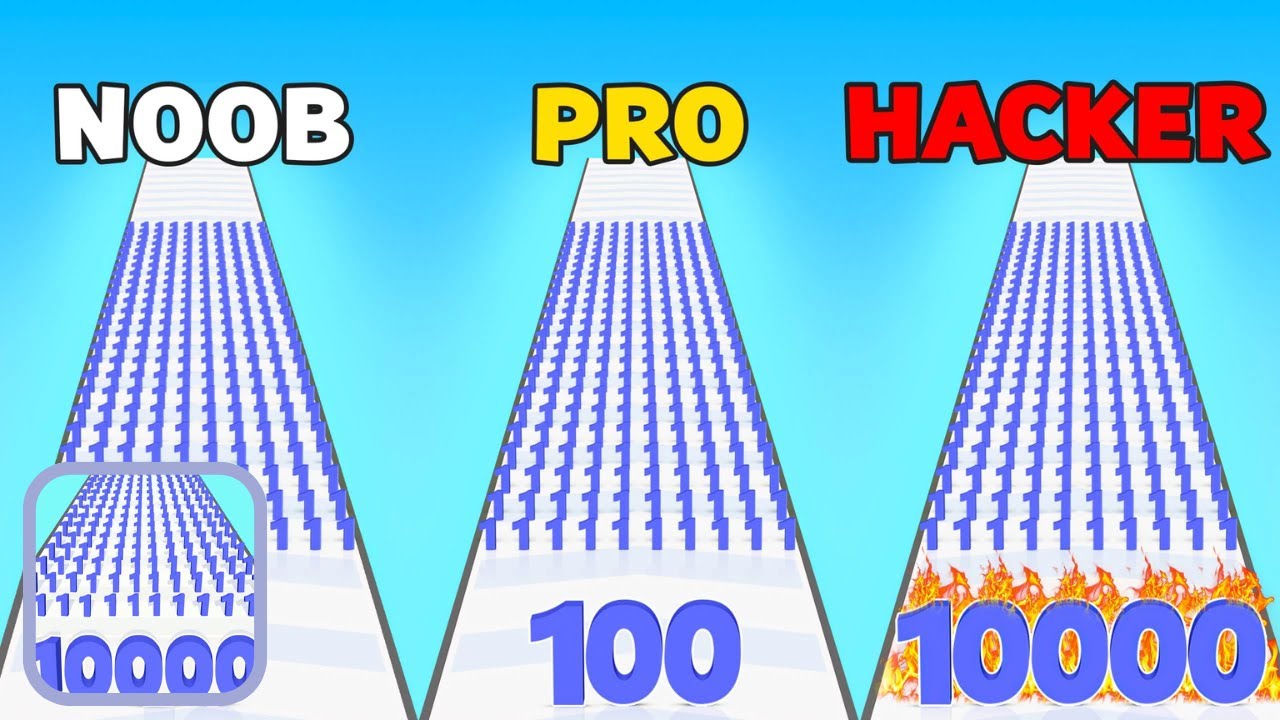 Satisfying Mobile Game | Number Run & Merge Master | Addictive Number Runner 2025 Gameplay