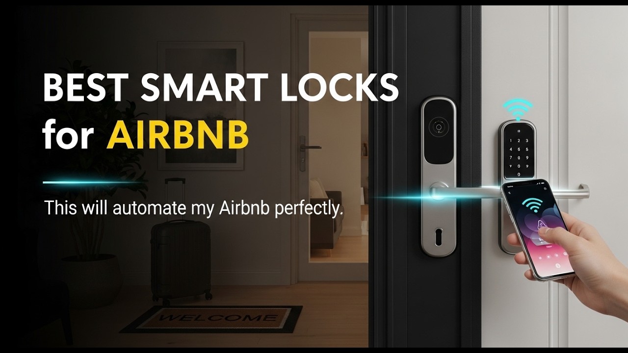 TOP 5  Best Smart Locks For Airbnb 2026 | The Ultimate Smart Lock For Airbnb That Changes Everything