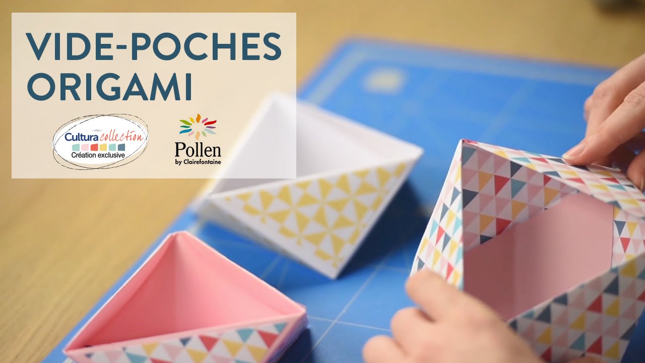 DIY créatif : Vide-poches origami